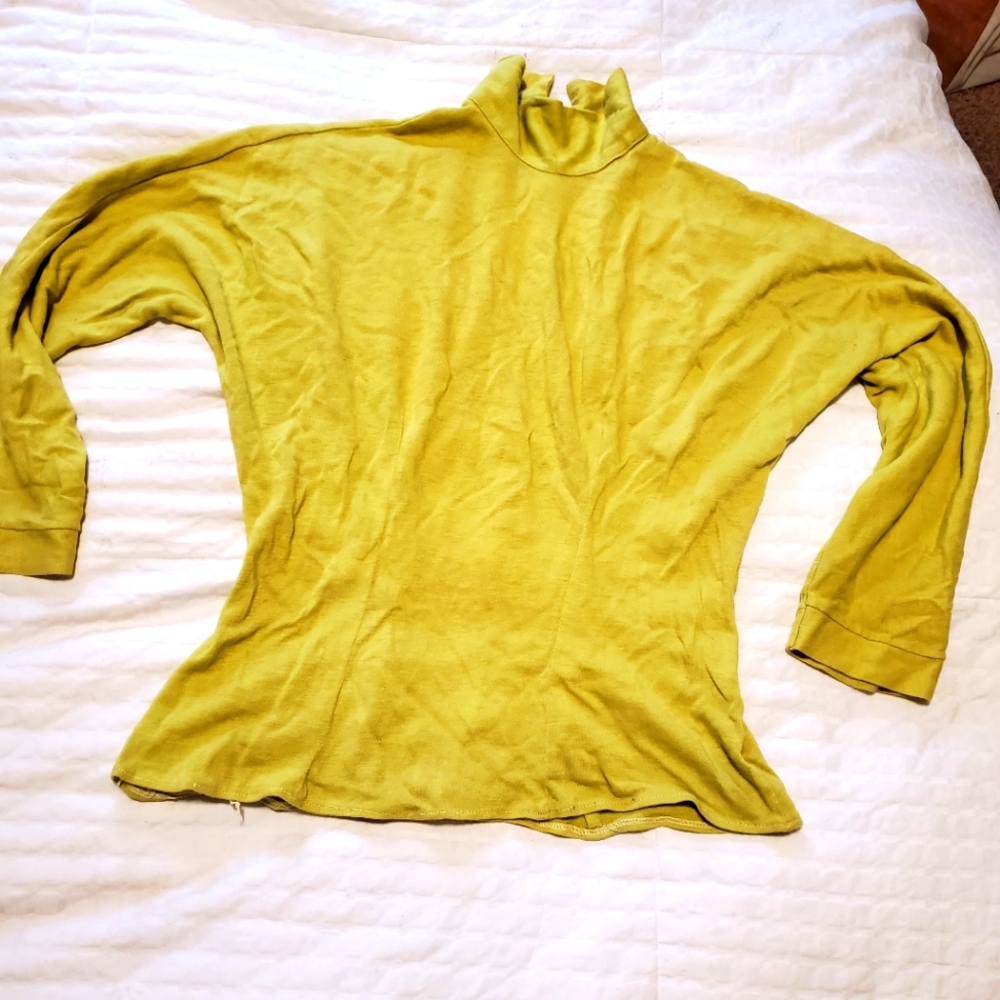Kerrybrooke vintage darted cotton mock neck Dorman top 1930 1940 1960